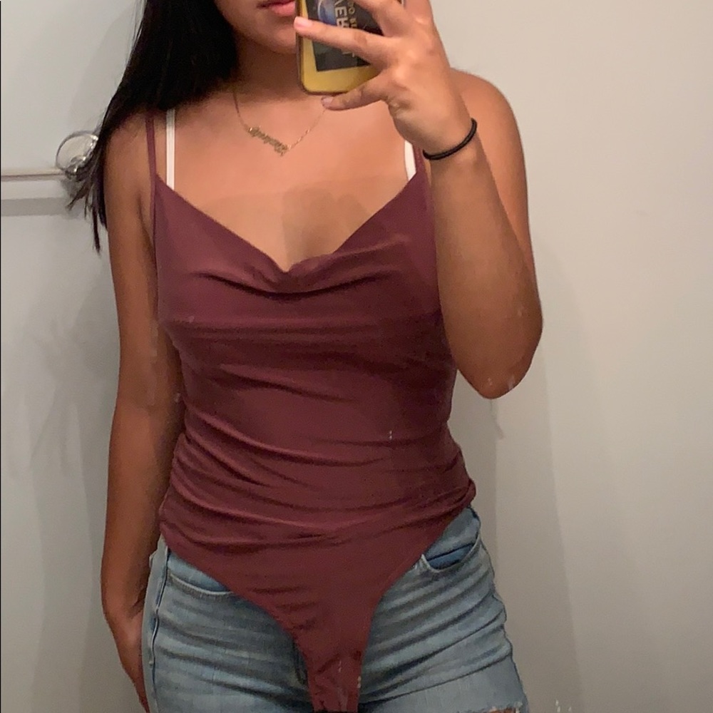 Purple/pink Charlotte Russe one piece